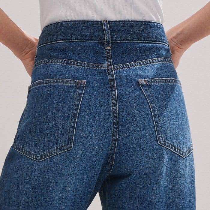 The position of the back pockets has been tweaked and perfected to ensure a flattering finish.