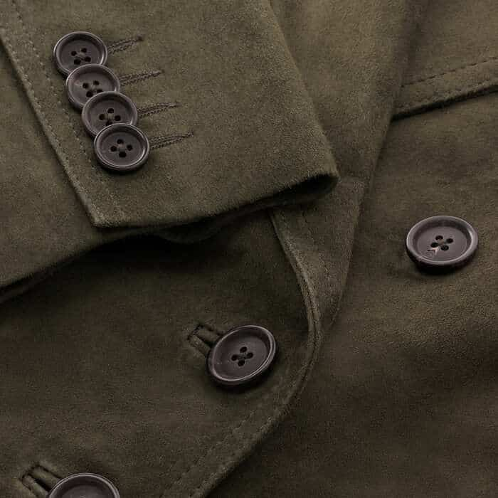 Butter-soft suede, in a lovely dark olive.