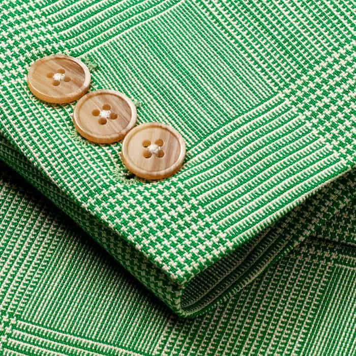 Ecovero-blend tailoring fabric sourced and made in Portugal to reduce its impact on the planet.