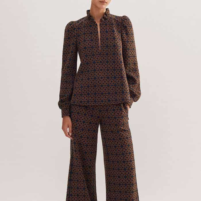 Build a coordinated look with the matching Travel Tailoring Graphic Jacquard Trouser.