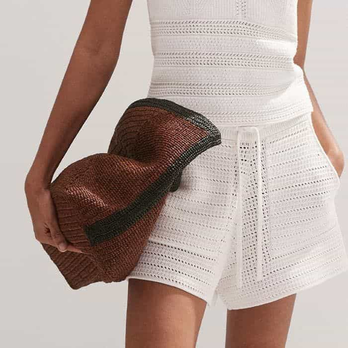 Accessorise your look with our Soft Raffia Tote and Fisherman Sandal.