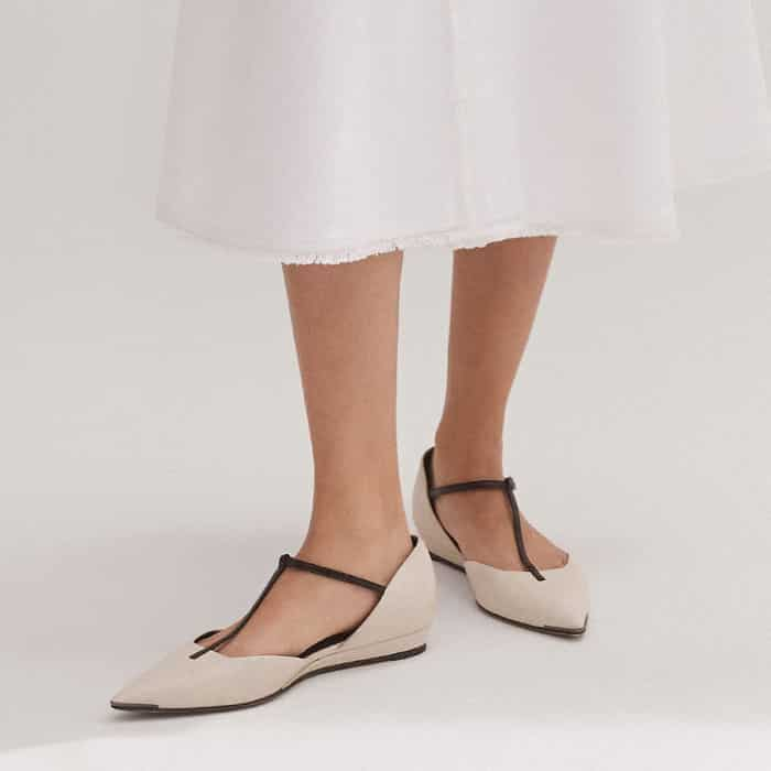 For a seamless head-to-toe finish, pair it with our Pointy T-Bar Wedge.