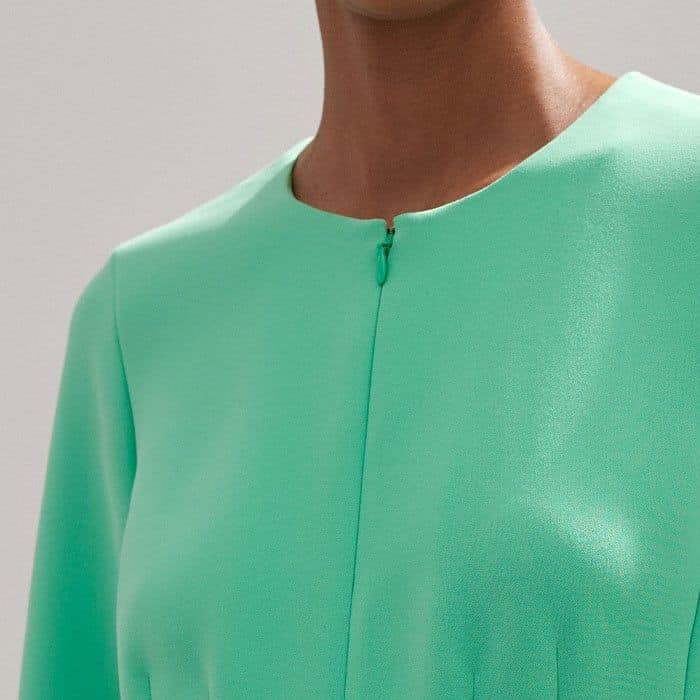 Alter the neckline with the zip fastening.