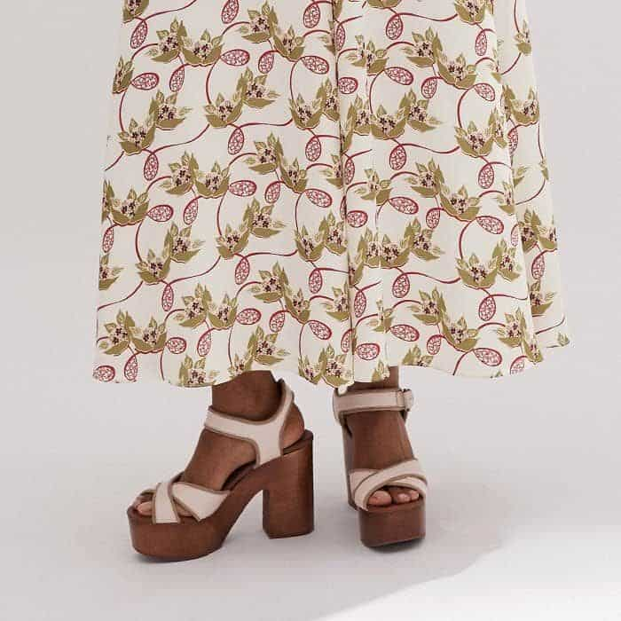 Sign off your look with our 70s Clog Sandal.