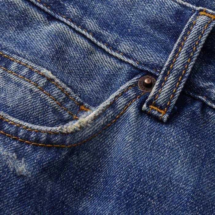 Crafted from cotton denim, made in Italy.