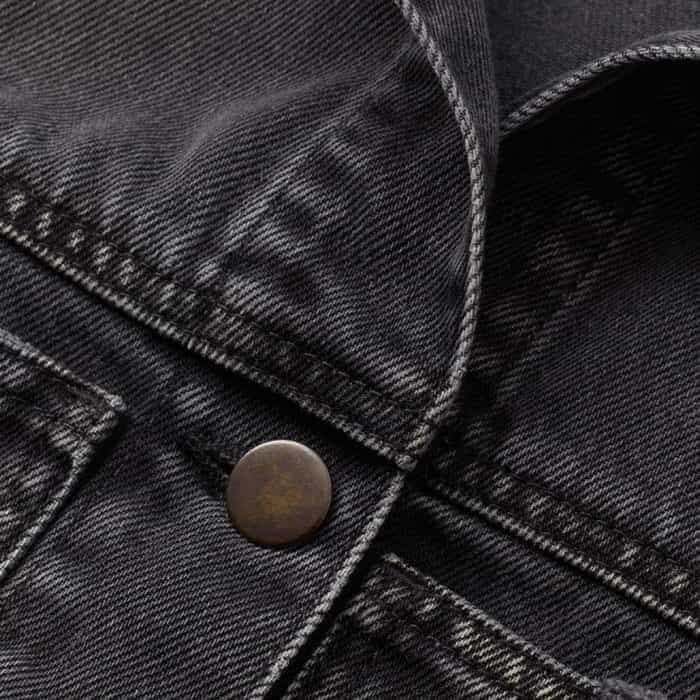 Made from cotton denim which is washed down to achieve an authentic finish.