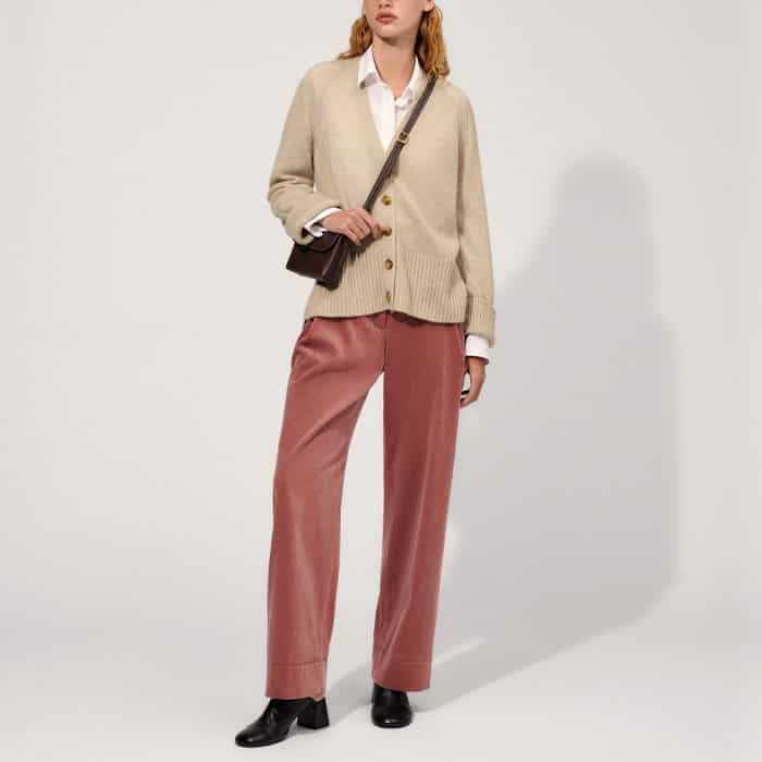 For a flattering clash of textures, pair it with our Clever Cord Trouser.