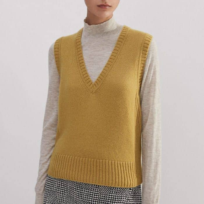 Wear it over our Merino Cashmere Barely There Layering Jumper to lock in warmth.