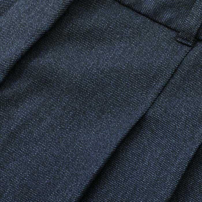 Crafted from an Italian wool blend tailoring fabric.