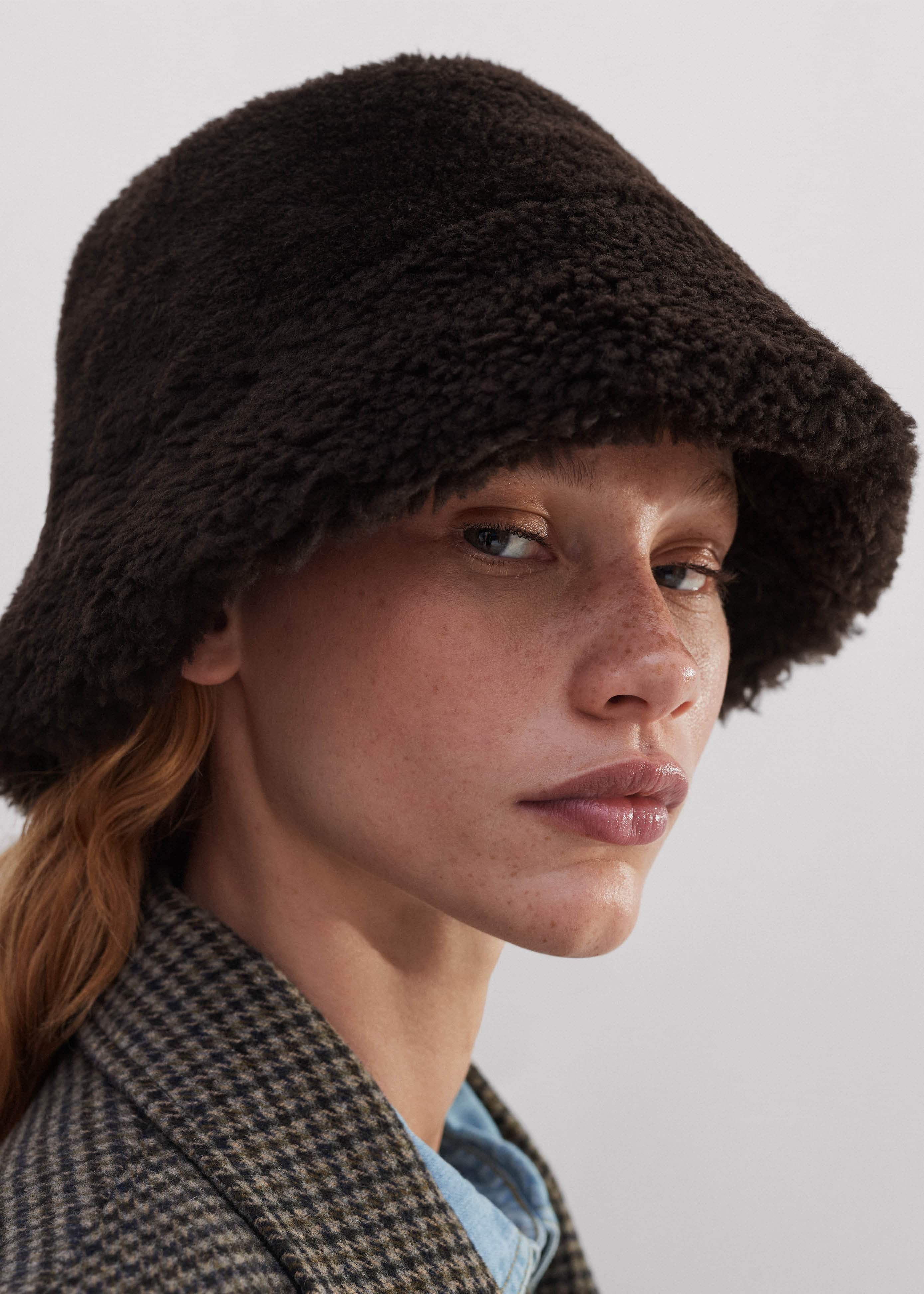 Shearling Bucket Hat