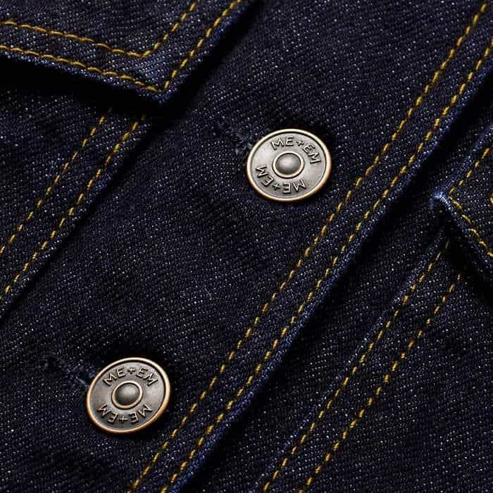 Crafted from cotton denim that holds its structure for a clean silhouette. 