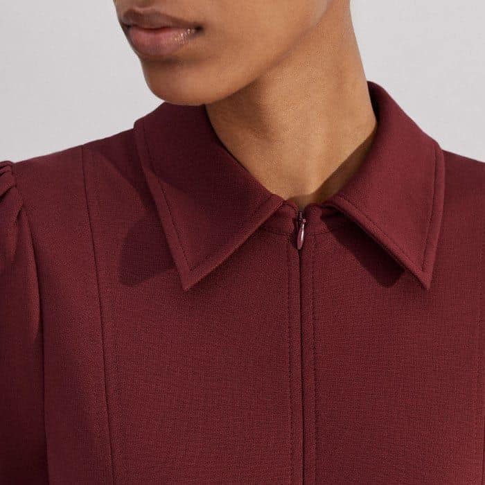 The zip fastening allows you to customise the amount of coverage at the neckline.