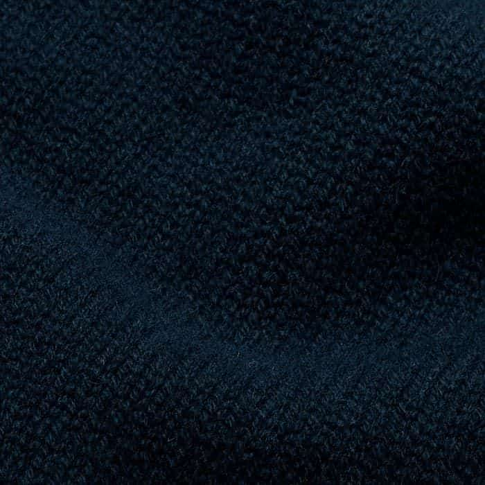 Responsibly sourced merino wool blended with supersoft cashmere, knitted in a plain jersey stitch with ribbed trims.