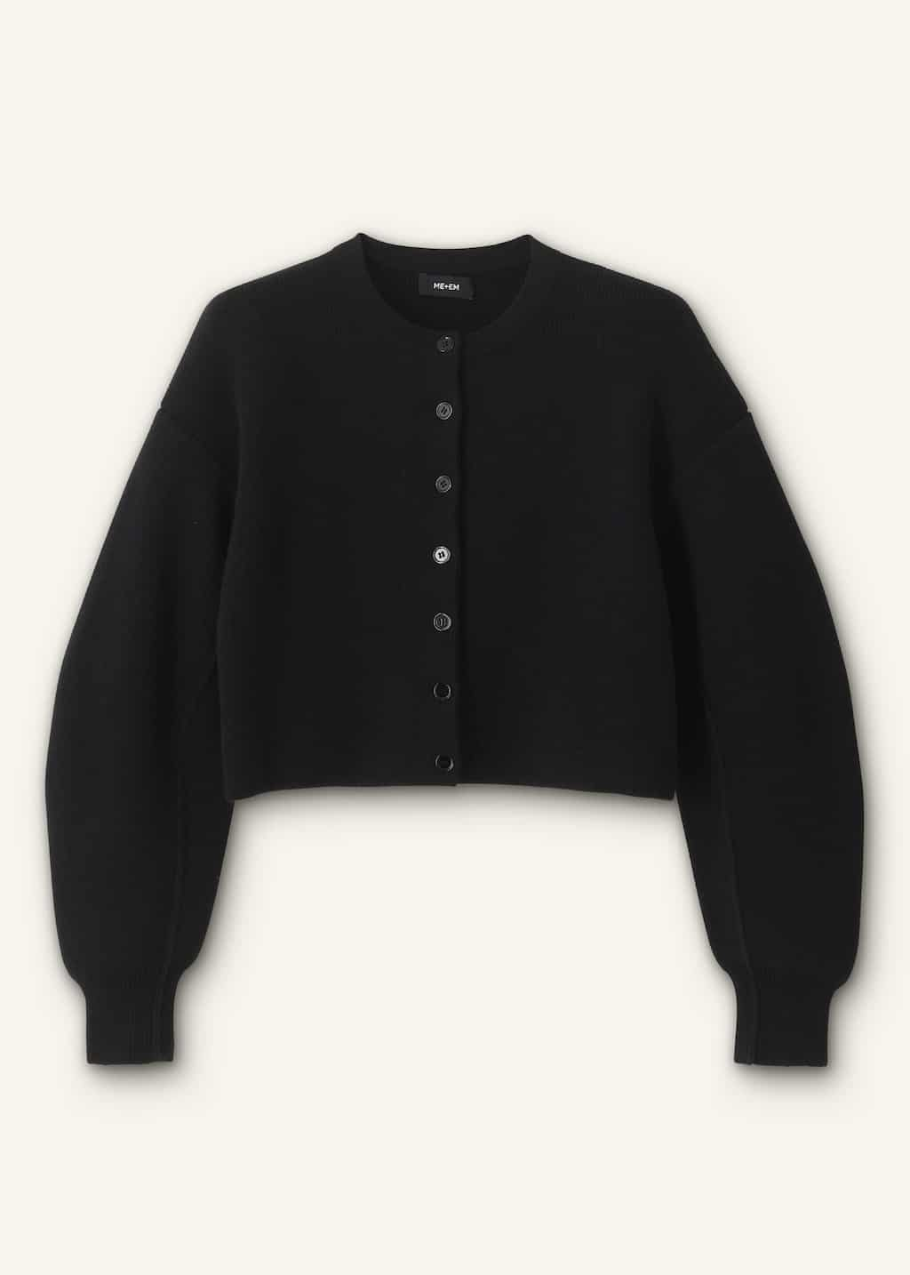 Crafted in a compact mid-weight stitch from a blend of responsibly sourced merino wool blended with supersoft cashmere.