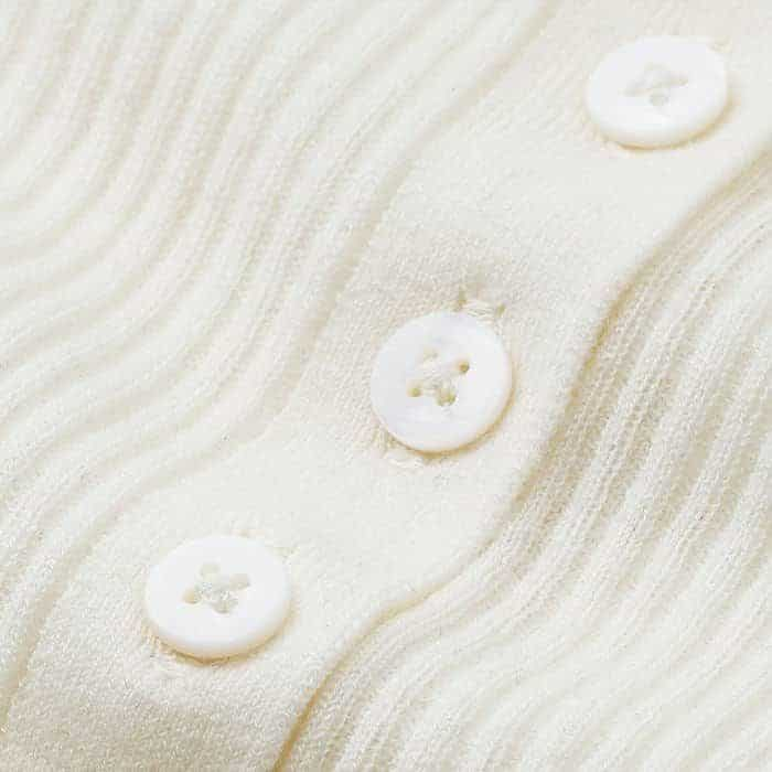 Superfine and lightweight merino wool and cashmere blend knit. 