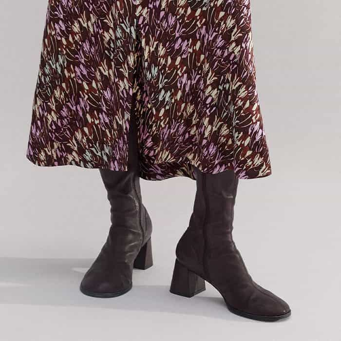 Sign off your look with our Stretch Knee-High Boot.