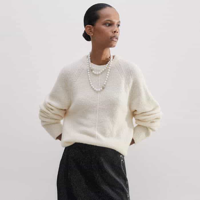 Pair it with our Luxury Cashmere Bouclé Relaxed Jumper for a tactile finish.