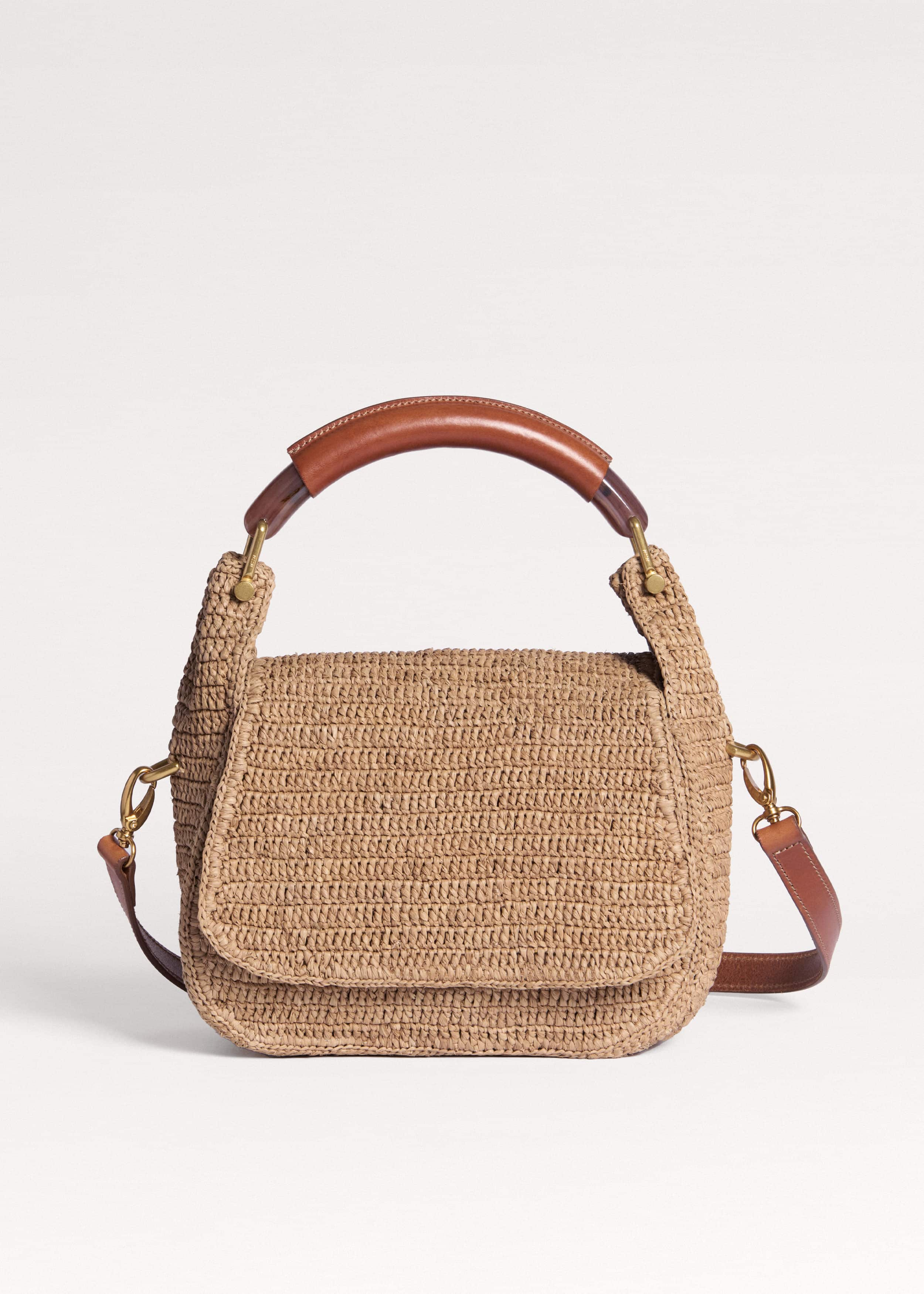 Mini Raffia Handbag