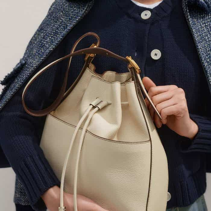 Our Drawstring Bucket Bag is the perfect companion for when you're on the go.