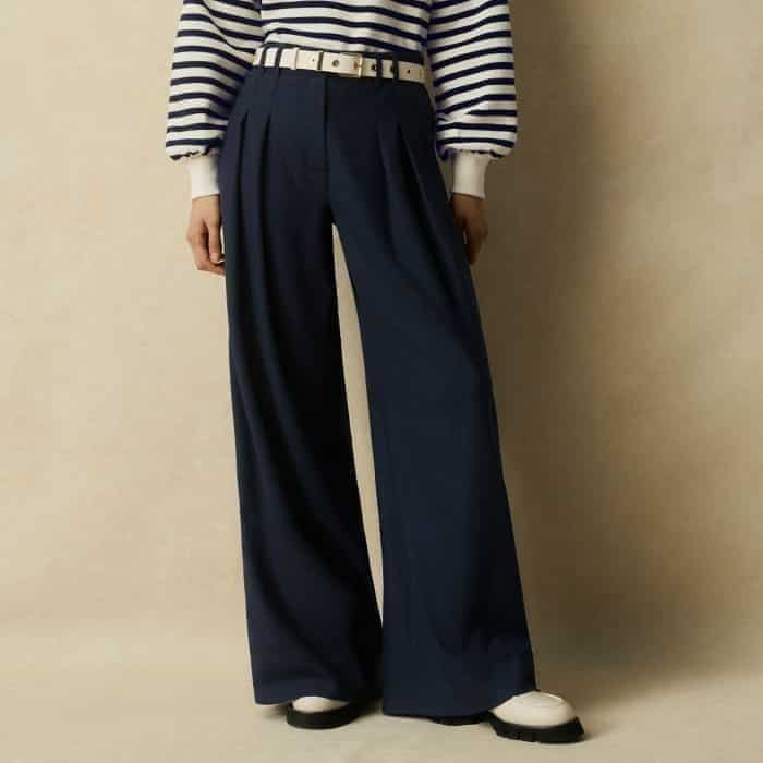 Wear it with our Regular-Length Italian Flannel Wide-Leg Pant for a soft yet structured finish.