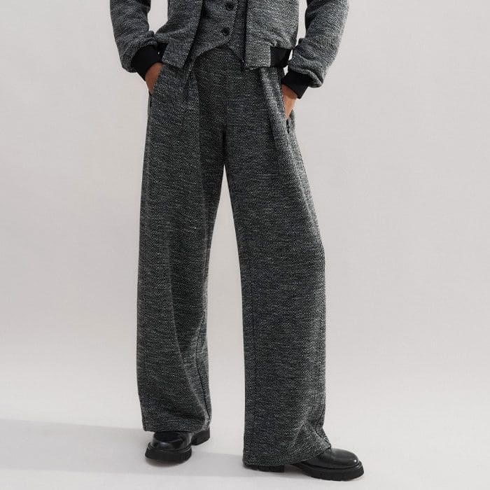 For a coordinated look, wear it with the matching Herringbone Jacquard Wide-Leg Trouser and Tailored Vest.