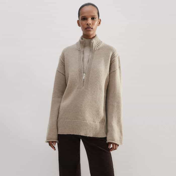 Wear it over our Merino Cashmere Barely There Layering Jumper to lock in warmth.