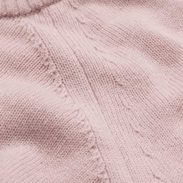 Responsible Wool Standard certified merino wool blended with supersoft cashmere, knitted in a heavyweight plain jersey stitch with ribbed trims.