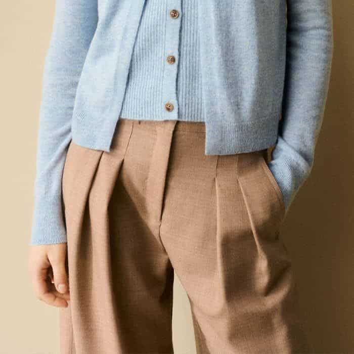 The perfect accompaniment, our Pleat Front Trouser has the same effortlessly polished appeal.