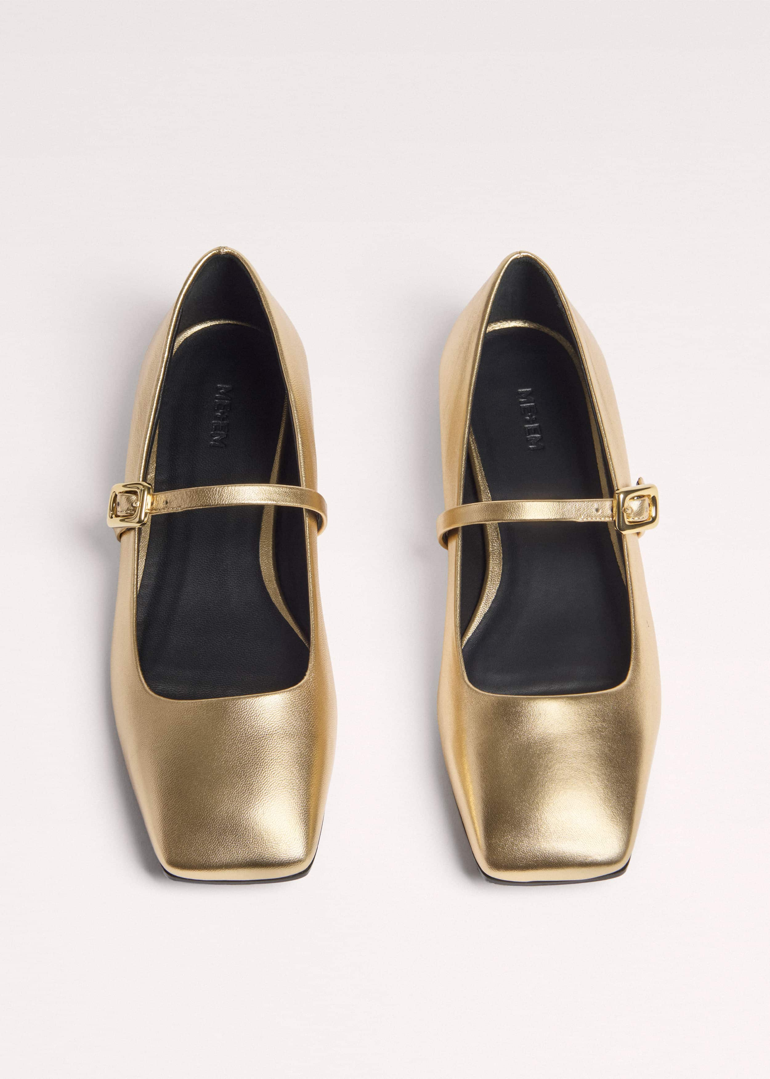 Refined Square Toe Ballerina Flat