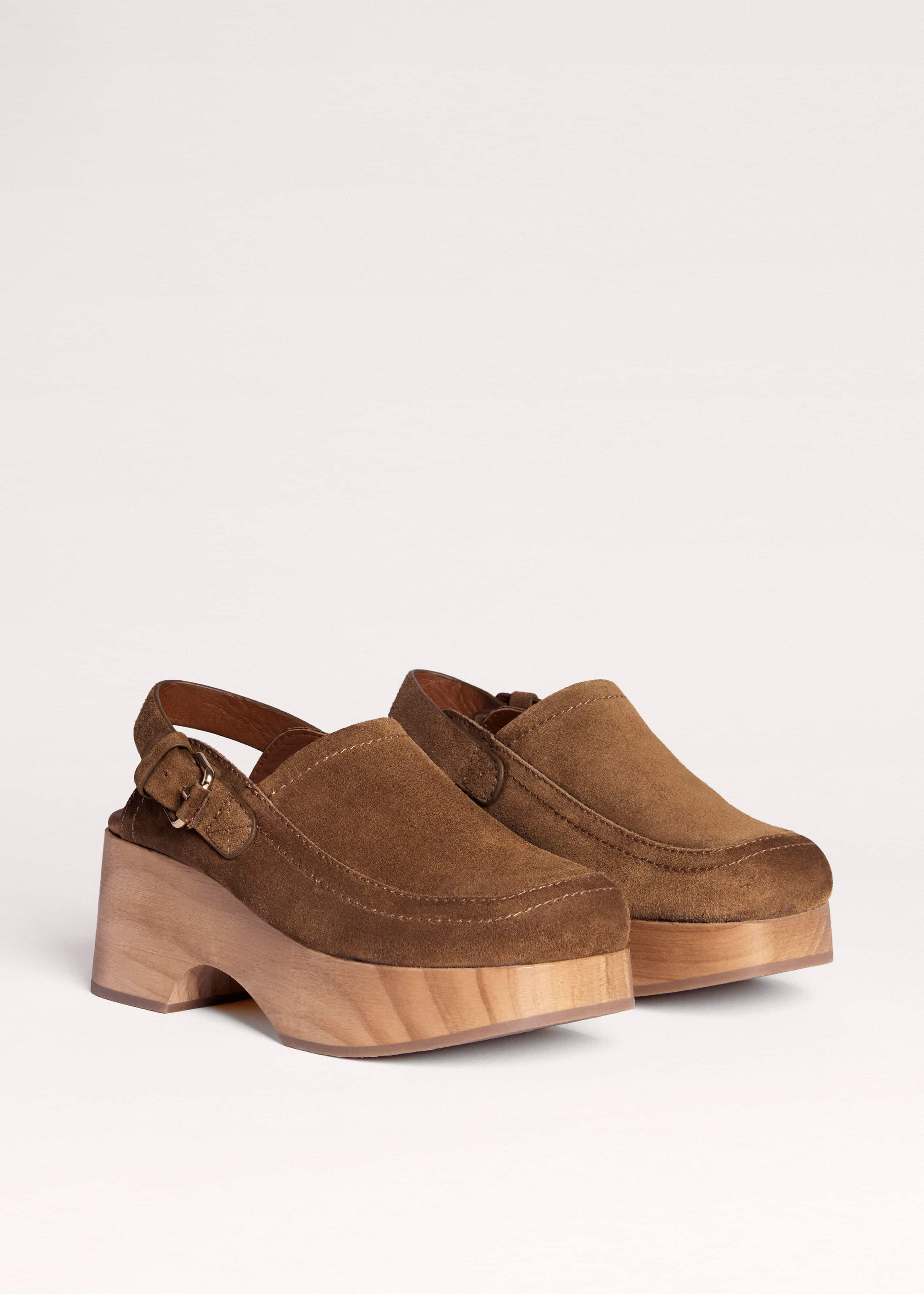 Suede Clog