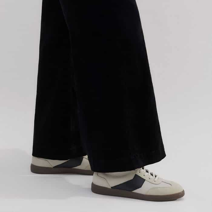 This trouser style comes in a choice of lengths, designed to accommodate different heights.