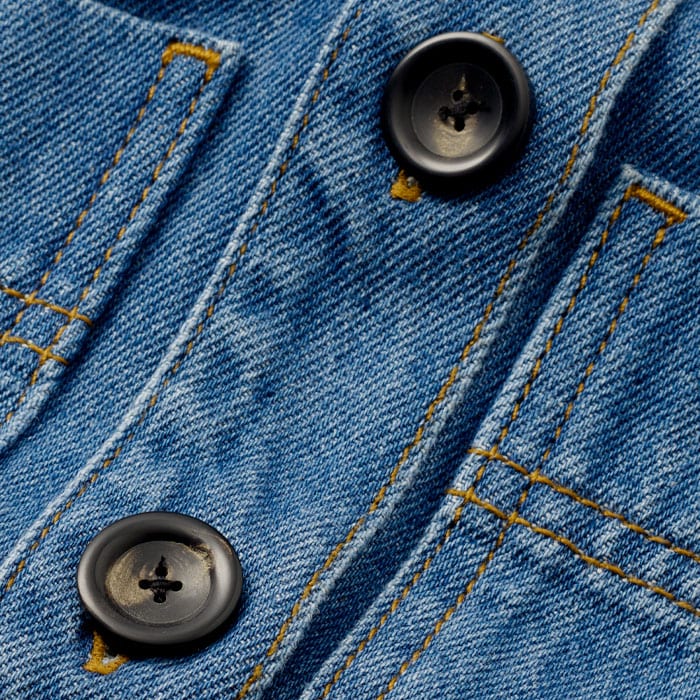 Crafted from cotton denim.