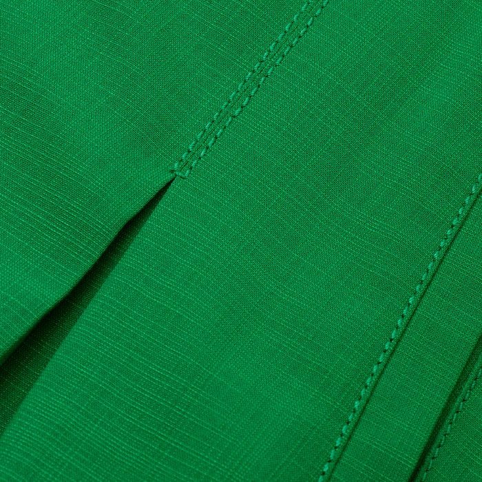 ECOVERO™ Viscose blend fabric from Portugal, in a vibrant spring green hue.