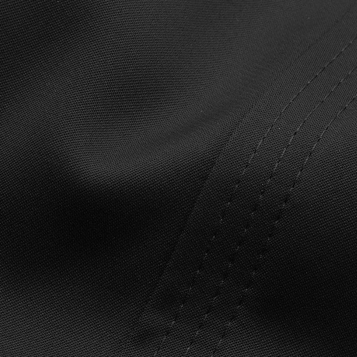 Woven wool-blend Italian fabric with a hint of stretch and a fluid drape. 